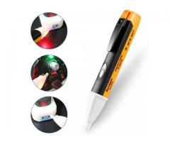 Caneta Detectora Tensão 1000v Chave Teste de Energia Luz Alerta Sonoro