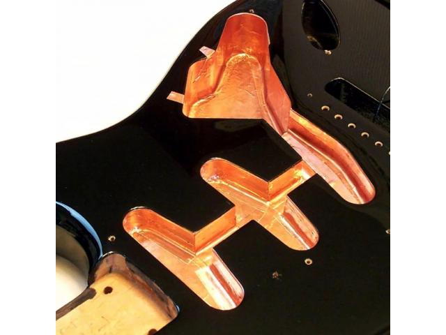 Fita de Cobre Adesiva p/ Blindagem Anti Ruído Instrumentos Baixo Elétrico, Guitarra - 4/6