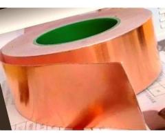 Fita de Cobre Adesiva p/ Blindagem Anti Ruído Instrumentos Baixo Elétrico, Guitarra