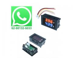 Voltímetro Amperímetro Monitor de Bateria Som Automotivo