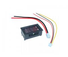 Voltímetro Amperímetro Monitor de Bateria Som Automotivo