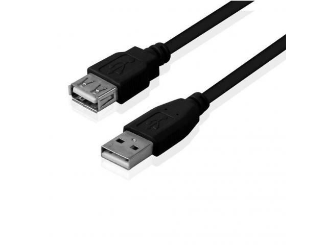 Cabo Extensor USB Macho e Fêmea 1,5 Metros - Extensão USB - 1/2