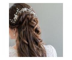 Grampo para Cabelo de Pérolas - Arranjo Enfeite Noiva, Daminha, Penteado, Debutante - Kit com 2