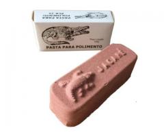 Pasta Rosa Jacaré para Espelhamento em Joiás Ouro Inox Alumínio etc