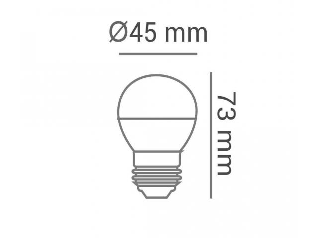 Lâmpada LED Bolinha 3W Branco Frio - 3/3