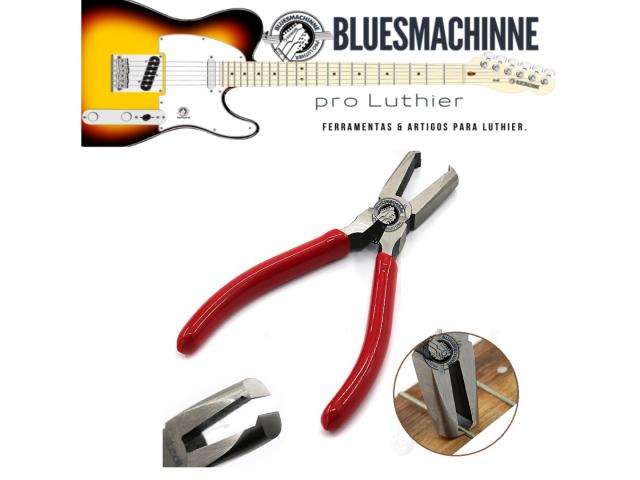 Alicate Para Remover Trastes Bico Reto Bluesmachinne Pro Luthier - 6/6
