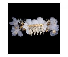 Arranjo de Cabelo para Noiva Casamento - Grampo + Presilha - Prendedor Flores Primavera