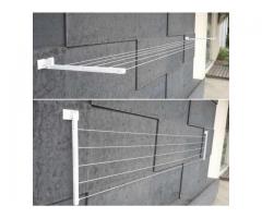 Varal de Muro Parede Dobrável para Casa