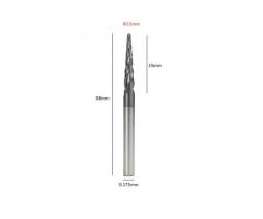 Fresa CNC Ball Nose Cônica Gravação Raio 0.5mm ou 0.75mm - Unidade