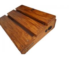 PedalBoard de Madeira Pedal Board para Guitarra Modelo Velho Oeste