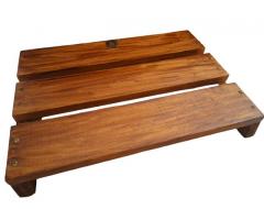 PedalBoard de Madeira Pedal Board para Guitarra Modelo Velho Oeste