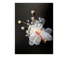 Prendedor de Cabelo Arranjo Flor Delicado Noiva Grinalda Daminha Casamento Festa