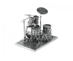 Mini Quebra Cabeça 3D de Metal - Instrumento Musical - Bateria - Imagem 3/3