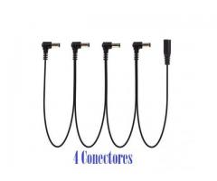 Cabo Extensão Fonte Pedal 4 Pedais Plugs P4 Padrão Boss Cb4l