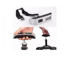 Balança para Mala Bagagem - Balança Digital Portátil para Viagem Aeroporto até 50 Kg