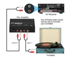 Pre Amp Pp400 para Toca Discos Vitrola LP Ultra Compact Phono