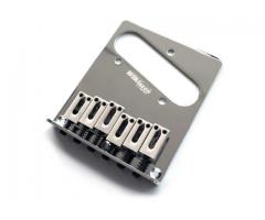 Ponte para Telecaster Fixa com Carrinhos Cromada Wilkinson