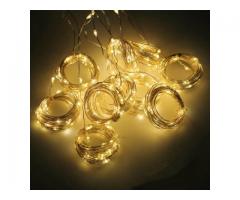 Cortina de LED 3m x 3m com Controle - Decoração Festa Casamento Natal