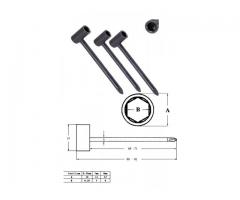 Chave para Tensor Guitarra Padrão Gibson Les Paul etc Bluesmachinne Pro Luthier