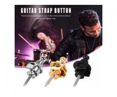 Trava de Pino Strap Lock para Guitarra Violão Baixo - O Par
