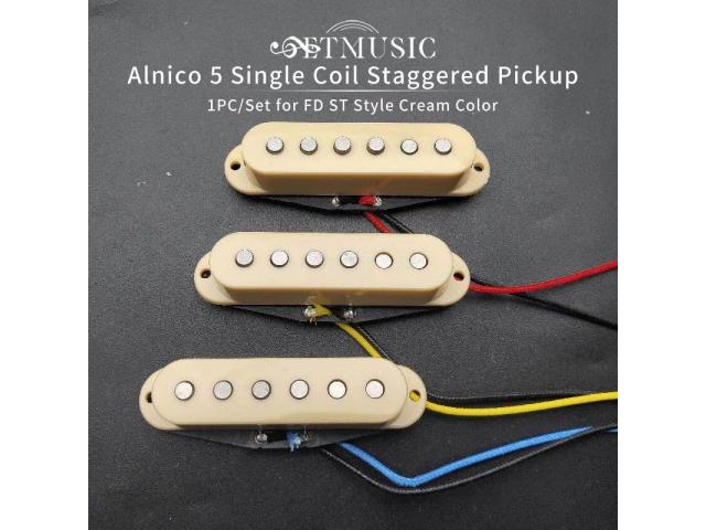 Captador Single SSS Set Alnico Vintage 60 Trio Creme St Fender - 1/8