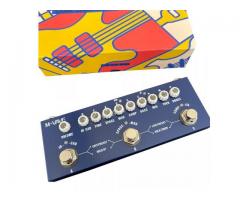 Cuvave Pedal M-vave Contrabaixo - Pedal de Multi-efeito para Baixo Elétrico M-vave Cube Baby Bass