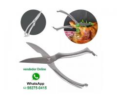 Tesoura para Frango 25cm Aço Inox Cozinha Culinária Aves