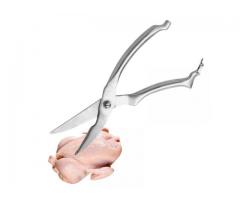 Tesoura para Frango 25cm Aço Inox Cozinha Culinária Aves