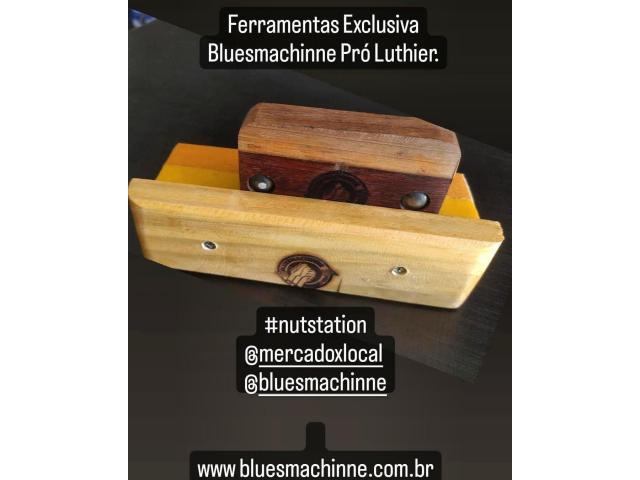 Lixa de Nut Rastilho de Osso Gabarito NutStation Bluesmachinne Pro Luthier - 3/4
