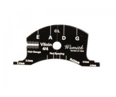 Gabarito Cavalete e Nut de Violino 4/4 - Ferramenta Gabarito para Viola e Violino