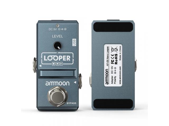 Pedal Loop Looper Ammoon Grava 10 Minutos Overdub Ilimitadas - 1/5
