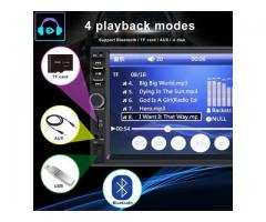 Central Multimídia Universal Mp5 Car Play Rádio FM Touch Screen Bluetooth Usb - Imagem 7/8