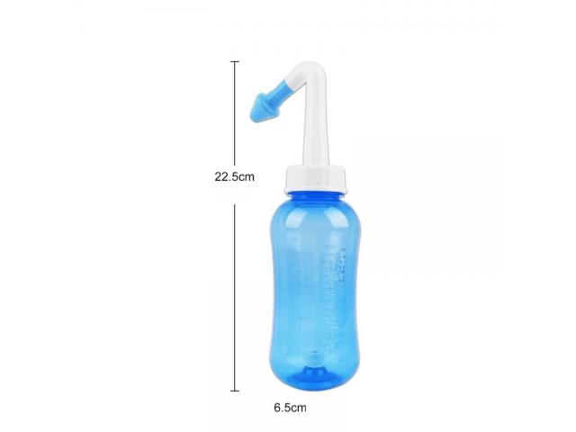 Lavador Nasal Higienizador Lavador Nasal Ducha P/ Sinusite Rinite Alérgica 300ml - 5/5
