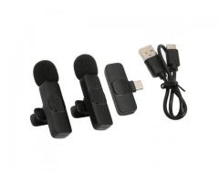 Microfone de Lapela Sem Fio - 2 Microfones - Ideal para Live Streaming Youtuber etc - Imagem 4/4