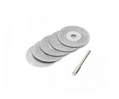 Disco de Corte Diamantado 30mm - Disco para Microretifica - Kit com 6pcs