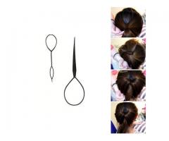 Kit de Acessórios para Penteado Coque Trança Fácil Agulha Mágica etc - Imagem 4/4