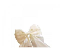 Laço de Cetim para Cabelo Noiva Casamento Civil Pré-Wedding - Imagem 3/4