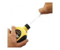 Linha de Giz para Gesso Drywall Linha p/ Gesso - Vermelha