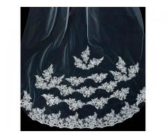 Véu de Noiva - Véu Longo Detalhe Renda - Imagem 3/3