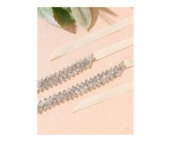 Cinto Strass para Vestido de Festa Noiva Madrinha Debutante Daminha etc - Imagem 4/4