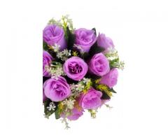 Buquê Lilás para Noiva Casamento Ensaio Pré-Wedding Igreja Cartório Festa - Buquê de Noiva - Imagem 4/5