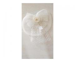 Fascinator Casquete Chapéu Vintage Arranjo de Cabelo - Imagem 4/4