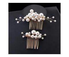 Grinalda Kit de Grampo Pérolas para Noiva Casamento - Imagem 4/5