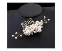 Grinalda Kit de Grampo Pérolas para Noiva Casamento - Imagem 5/5