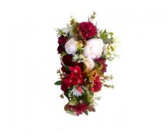 Buquê Cascata Marsala - Buquê Permanente Noiva Casamento - Imagem 3/4