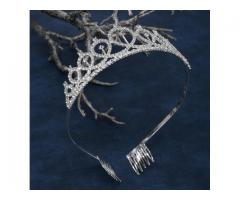 Tiara Coroa Noiva Daminha Debutante Brilho Princesa