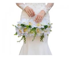 Buquê Bolsa - Buquê de Noiva Flores Permanentes Tipo Bolsa Moderno