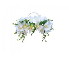 Buquê Bolsa - Buquê de Noiva Flores Permanentes Tipo Bolsa Moderno