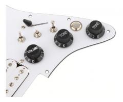 Escudo para Guitarra com Captador HHH Humbuckers Split Chave On Off – Modelo Strato Destro - Imagem 5/5