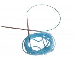 Tubo Segurador de Pontos de Tricô - Tubinho de segurar pontos de tricô - Mangueirinha de Tricô - Imagem 5/6